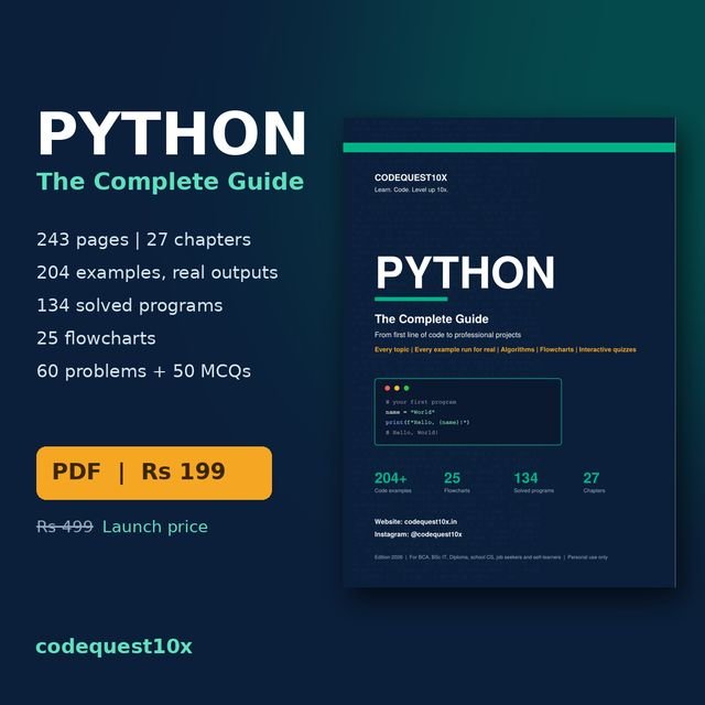 Python: The Complete Guide cover